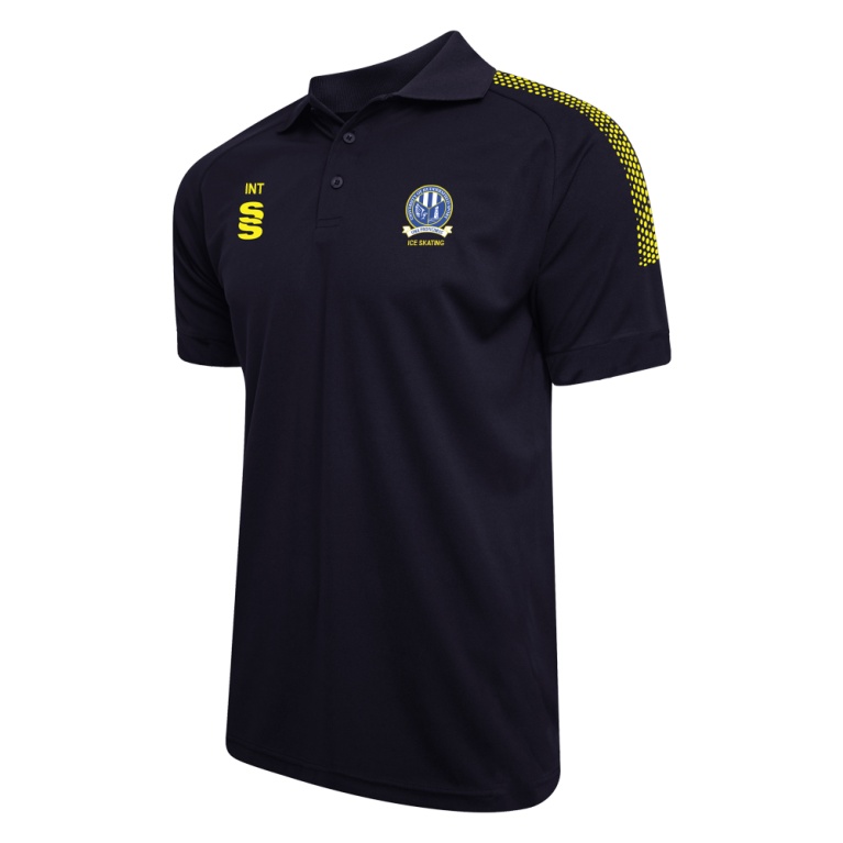 Huddersfield University Ice Skating - Dual Solid Colour Polo - Men's Fit