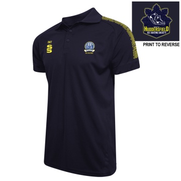 Huddersfield University Ice Skating - Dual Solid Colour Polo - Women's Fit