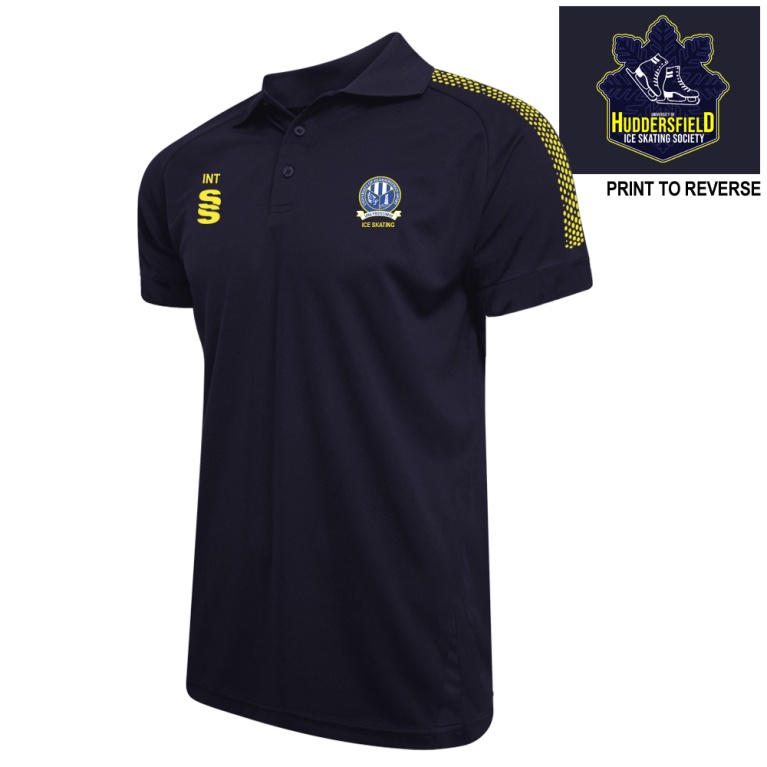 Huddersfield University Ice Skating - Dual Solid Colour Polo - Women's Fit