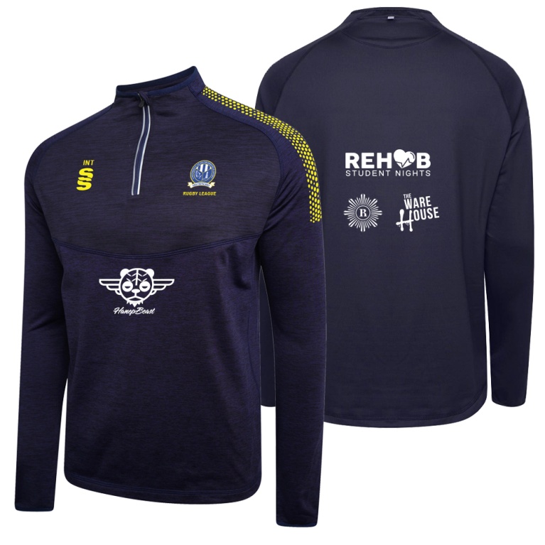 Men's Rugby League - 1/4 Zip Dual Performance Top